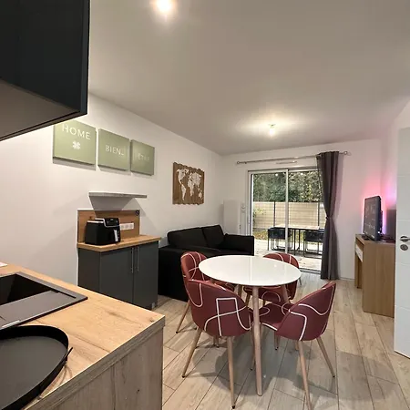 شقة Maison 'home Bien-etre' 30m2 Avec Terrasse Et Jardin شلانس
